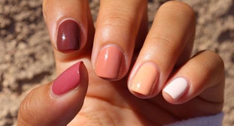 The ten nail trends for fall, according to the experts beauty,expert,fall,nail-art,nail-polish,nails,trends Nails Teddy Bear, Syrup Nails, Ten Nails, Moon Nails, Diva Nails, Nails Trends, Olive And June, Jelly Nails, Top Nail