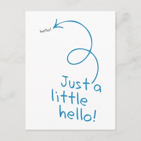 Funny Little Hello Postcard Funny Postcards, Coding, Funny