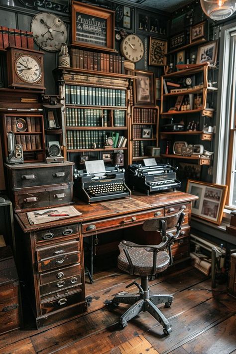 Entrepreneurs can build their empire from an inspiring home office designed to facilitate innovation, strategy, and long hours. Stylish Home Office, Photography House, Cool Projects, California Life, Architecture Nature, Dark Academia Decor, Home Library Design, Home Libraries, Innovation Strategy