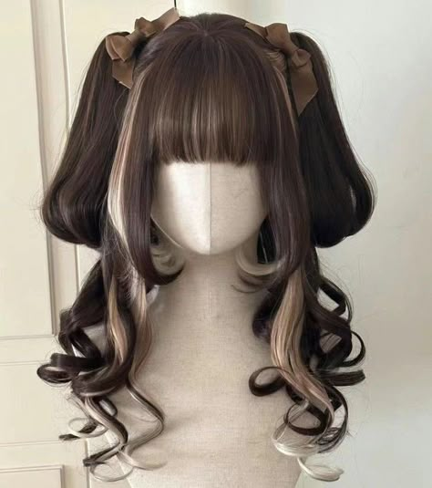 Κούρεμα Bob, Kawaii Wigs, Ponytail Wig, Cosplay Hair, Kawaii Hairstyles, Fishtail Braid, Hair Stylies, Anime Hair, Hair Reference