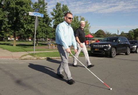 How to Properly Guide a Visually Impaired Person Outside Vision Loss, Disabled People, Germany And Italy, Donate Now, Red Bottoms, Blinds, I Hope, Hair Cuts, Walking