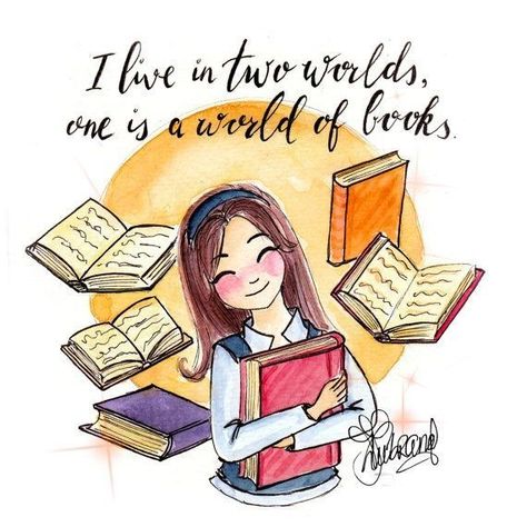 Reading Art, Fandom Art, Quotes For Book Lovers, Two Worlds, Reading Quotes, Gifts For Bookworms, Illustrators On Instagram, World Of Books, Rory Gilmore