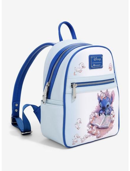 Loungefly Disney Lilo & Stitch Ducklings Mini Backpack - BoxLunch Exclusive, Disney Bags Backpacks, Lilo And Stitch Merchandise, Lilo And Stitch Quotes, Stitch Backpack, Cute Disney Outfits, Lilo And Stitch Drawings, Stitch Toy, Cute Mini Backpacks, Stitch Clothes