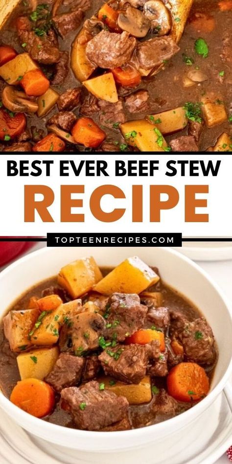 Beef Roast Stew Crockpot Recipes, Beef Stew Crock Pot Recipes With Mushrooms, Beef Stew With Lipton Onion Soup, How To Make Stew, Irish Stew Recipe Traditional, The Best Beef Stew Ever, Beef Stew With Cabbage, Beef Stew Red Wine, Beef Stew Crock Pot Recipes Easy