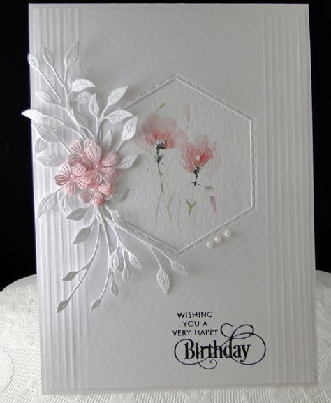 Birthday Card Ideas For Women, Clean And Simple Cards Ideas, Cricut Birthday Cards, Handmade Greeting Card Designs, Anniversary Cards Handmade, Card Design Handmade, Wedding Cards Handmade, Homemade Birthday Cards, Birthday Wishes Cards