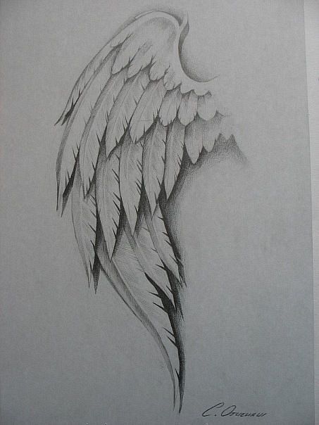 Angel Wings Tattoo Stencil, Angle Wing Tattoos, Angel Wings Tattoo On Back, Wing Tattoos On Back, Alas Tattoo, Wings Sketch, Angel Sketch, Gothic Tattoos, Angel Wings Drawing