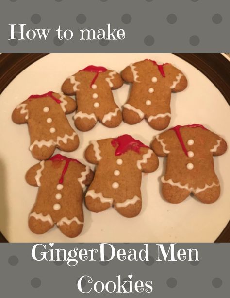 Spooky Christmas Cookies, Scary Gingerbread Man, Funny Gingerbread Men, Gingerbread Party, Man Cookies, Christmas Things, Gingerbread Men, Halloween Treat, Icing Cookies