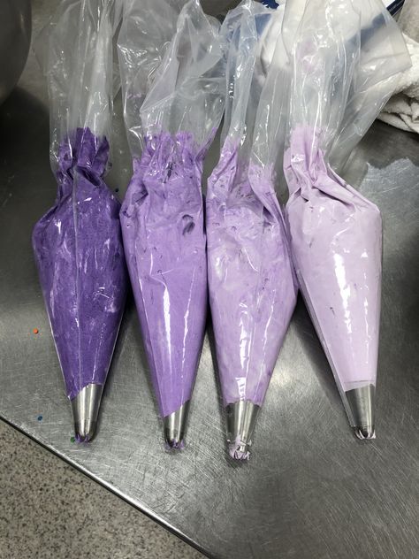 Shades of purple buttercream Purple Icing, Different Shades Of Purple, Olivia Rodrigo, Shades Of Purple, Butter Cream, Decorating Ideas, Shades, Purple