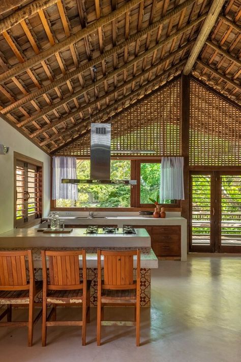 Home Gel Nails, Bali Style Home, Philippine Houses, Tropical House Design, Nails Home, Bali House, Cliff House, Rest House, Bamboo House