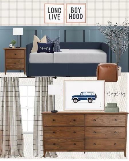 Toddler Big Boy Room Target, Boy Room Nightstand, Toddler Boy Room Dresser, Grey Toddler Room Boy, Boys Rooms Ideas Toddler, Navy Toddler Boy Room, Shared Boys Room Toddler, Classic Toddler Boy Room, Vintage Boy Room Ideas