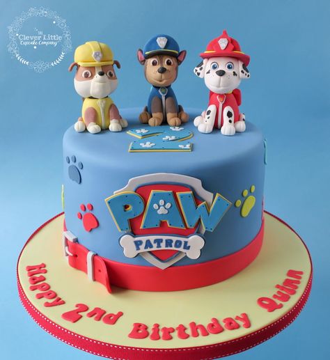 Paw Patrol Birthday Cake Boys, Paw Patrol Birthday Party Cake, 4de Verjaardag, Paw Patrol Birthday Cake, Baby First Birthday Cake, 4th Birthday Cakes, 3rd Birthday Cakes, 2 Birthday Cake, Paw Patrol Cake