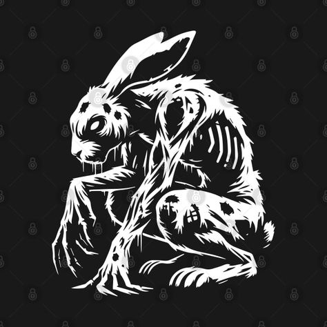 Check out this awesome 'Monochrome+Fullbody+Zombie+Bunny' design on @TeePublic! Zombie Rabbit, Zombie Bunny, White Sketches, Cricut Decals, Hunny Bunny, Bunny Design, Black And White Sketches, Characters Design, Zombie Halloween