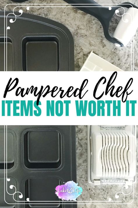 Take care of your wallet and read the 5 Pampered Chef Items Not Worth The Money from a woman who has been to more Pampered Chef parties than she can count. Plus, learn what 5 products you should be buying by printing my free printable. #KitchenGadgets #pamperedchef #lakelifestateofmind Chef Grill, Western Bedrooms, Pampered Chef Stoneware, Pampered Chef Party, Chef Party, Western Kitchen, Pampered Chef Consultant, Easy Main Dishes, Pampered Chef Recipes