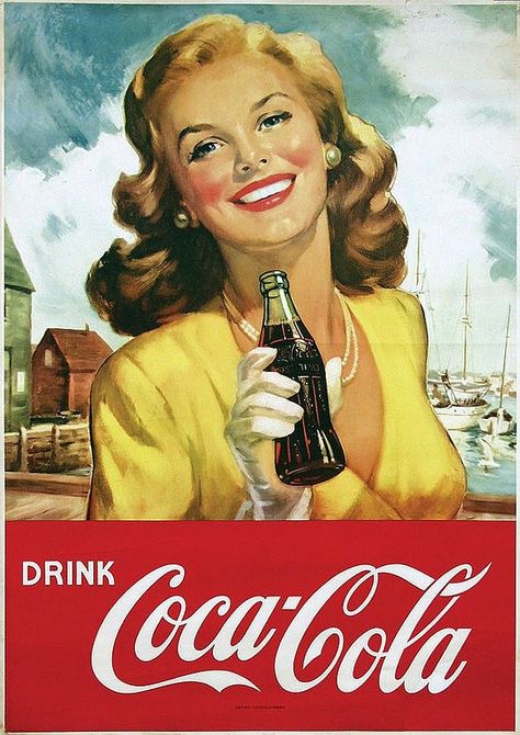 Iklan Vintage, Nurse Poster, Coke Vintage, French Printable, Coca Cola Poster, Antique Logo, Coke Ad, Always Coca Cola, Coca Cola Ad