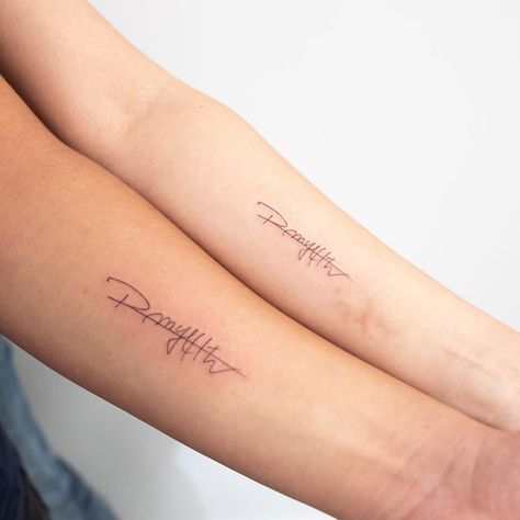 Looking to get a matching tattoo with your sister? Consider these meaningful designs from Instagram that are as cute as they are sentimental. Sentimental Sister Tattoos, Duo Tattoo, Sister Tat, Elephants Never Forget, Sister Tattoo, New Tattoo Designs, Red Carpet Beauty, Cheesy Quotes, Text For Her