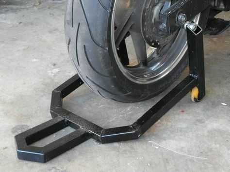 Motorbike Trailer, Motorbike Stand, Motorcycle Lift Table, Homemade Motorcycle, Motorcycle Stand, Motorcycle Lift, Bike Lift, Motorcycle Workshop, Diy Go Kart