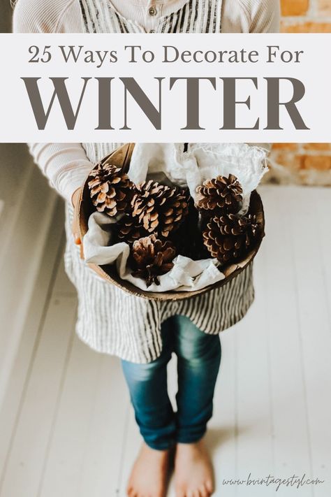 Gold Winter Decor, Winter Decorating Ideas For The Home, Post Christmas Decor Winter, Farmhouse Winter Decor After Christmas, Winter Centerpieces For Home, Decorating For Winter After Christmas, January Decor After Christmas, Winter Decor After Christmas, Non Christmas Winter Decor