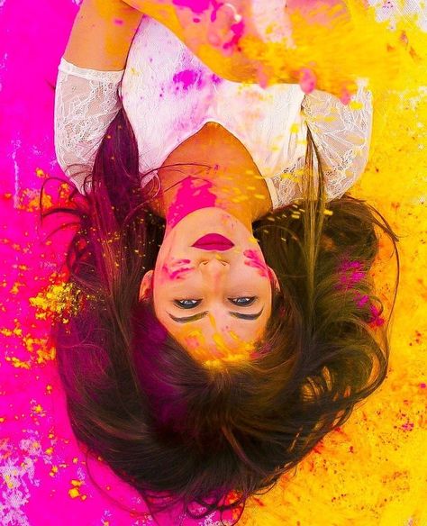 Pinterest India on Instagram: “Bring out the colours, it's that time of the year again! Happy Holi to everyone! 🎊 If you haven't already checked out our Pinterest board…” Holi Dress, Holi Colours, Holi Girls, Happy Holi Photo, Holi Pictures, Holi Poster, Holi Festival Of Colours, Holi Photo, Holi Images