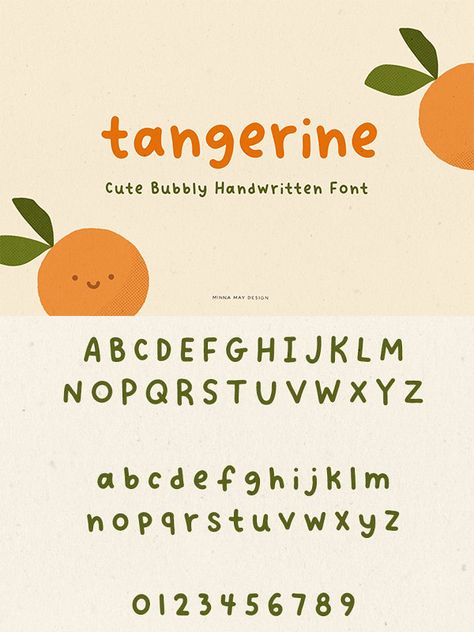 Tangerine - Cute Handwritten Font Canva Korean Font, Korean Fonts Cute, Retro Quotes Aesthetic, Korean Fonts, Cute Handwriting Fonts, Cute Fonts Alphabet, Letters Tattoo, Font Love, Free Fonts For Cricut