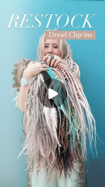 Marjolein van der Weide on Instagram: "🔔‼️ RESTOCK alert 🔔 ‼️ Dread Clip-ins…. ⤵️  The Easiest & Quickest way to install your Dreadlocks…. with the Dread clip-ins.  The DIY in short; 🩵 divide the hair at the ear line (tip 💡; use a rat tail comb) 🩵 tease the hair to be able to apply the clip-ins 🩵 clip the clip-ins at the hair line 💖 make a half-messy bun  Yayyy 🎉 you just made your Quick & Easy dreadstyle within  1-minute!!  👉 I have RESTOCKED all Dread Clip-ins in my shop.  Comment “I NEED” to unlock 🔓 a DM from me with the direct 🔗 in your inbox 💖  💁‍♀️ my mannequin “Sandy” is wearing 5 dread clip-ins for a partial look; > 2x Salty Light Blonde > 2x Salty Macchiato  > 1x Salty Grey . . . #easyhairstyles #clipinextensions #diyhairstyle #hairtips #hairideas" Dreadlock Clip In, Half Dreaded Hair, Dreads Diy, Clip In Dreadlocks, Partial Dreads, Rat Tail Comb, Tail Comb, Rat Tail, Hair Line