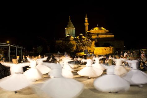 4 Places In Konya To See The Sufi Whirling Dervishes In Turkey Sufi Whirling, Konya Turkey, Whirling Dervish, Visit Turkey, Turkey Travel, Spiritual Enlightenment, Cultural Experience, Flash Photography, Dubrovnik