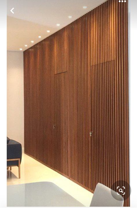 Hidden Doors In Walls, Secret Room, Hidden Door, Secret Rooms, Wood Panel Walls, Wooden Slats, Bifold Doors, Interior Door, Office Interior Design