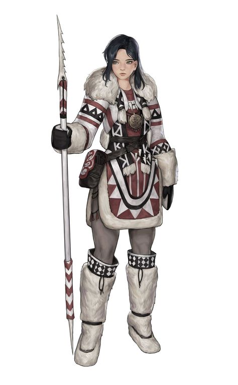 Inuit Architecture, Inuit Art, Game Character Design, Fantasy Armor, Fantasy Inspiration, 영감을 주는 캐릭터, Female Character Design, Fantasy Clothing, Dnd Characters