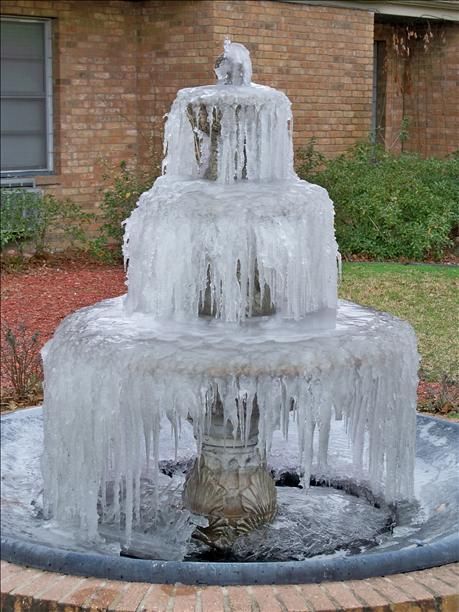 Rosewood Nursing Home Frozen Fountain Winter 2011 Frozen Fountain, Kim Shui, Inktober 2023, Winter Dance, Fund Raiser, Frozen Water, Gingerbread House Decorations, Outdoor Fountain, Production Design