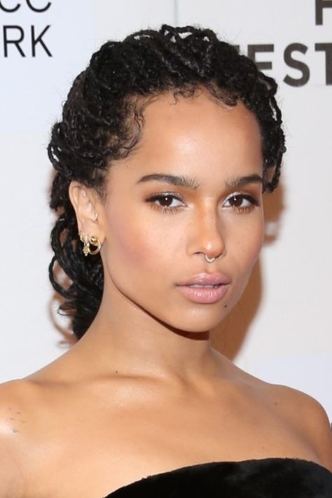 Got Braids, Black Hair African, Zoe Kravitz Braids, Zoe Kravitz Style, Hair African American, Zoe Isabella Kravitz, Hair African, Zoë Kravitz, Beauty Crush