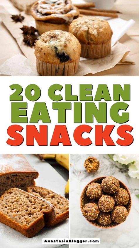 Discover a variety of nutritious snack options to support your healthy eating journey. Dive into a collection of 20 clean eating recipes perfect for promoting weight loss while indulging in guilt-free snacking. Prioritize your well-being and satisfy your cravings with these smart snack choices. Clean Eating Snack Recipes, Snacks Under 100 Calories, Healthy Homemade Snacks, Smart Snacks, Breakfast Cookies Healthy, Under 100 Calories, Delicious Clean Eating, Guilt Free Snacks, Portable Snacks