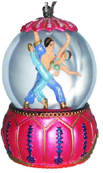 45mmAR: Mini Arabian Snowglobe Triumphant Pose, Slippers Elegant, Nutcracker Music, Mini Snow Globe, Nutcracker Gifts Ballet, Land Of Sweets, Ballet Gifts, Snow Globe Ornament, Nutcracker Characters