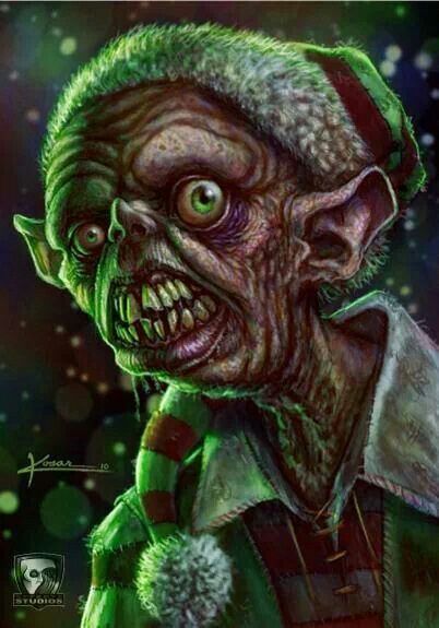 Santa's evil Elf Evil Elf, Christmas Horror Movies, Evil Characters, Horror Christmas, Snow Monster, Scary Christmas, Spooky Christmas, Christmas Horror, Characters Inspiration