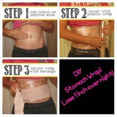 Diy Body Wrap, Stomach Wrap, Prenatal Massage, Belly Fat Overnight, Burn Stomach Fat, Body Wrap, Stomach Fat, Body Wraps, Plastic Wrap