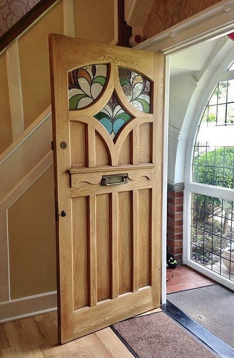 Front Door Designs, Wooden Front Door, Oak Front Door, Wooden Front Door Design, Wooden Front Doors, Wooden Door Design, Door Designs, Front Door Design, Home Inspiration