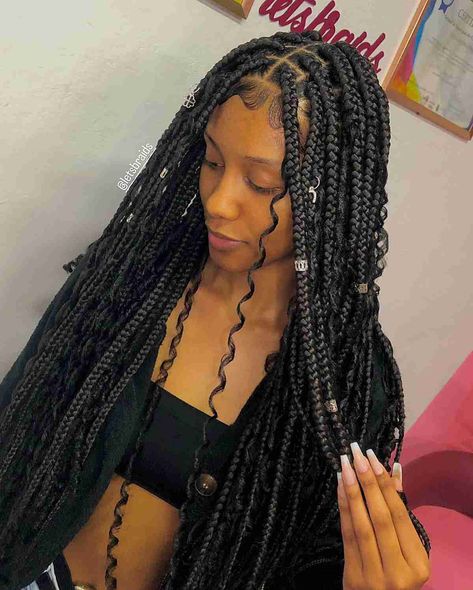 Black And Blonde Ombre, Goddess Braid Styles, Ghana Braids Hairstyles, Big Braids, Short Box Braids, Ghana Braids, Goddess Braids Hairstyles, Small Braids, Braids With Beads