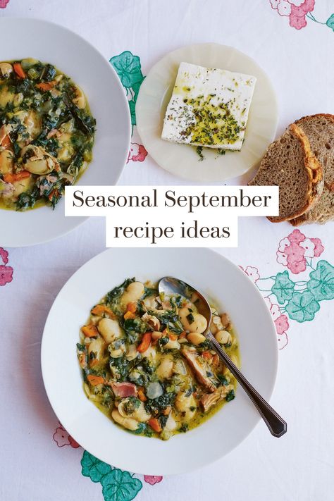 Recipes For September, September Seasonal Recipes, Healthy September Dinners, September Dinner Ideas, September Dinner, September Meals, September Recipes, Autumn Food, Seasonal Food