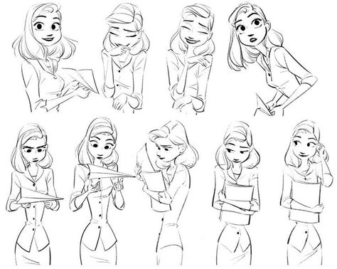 Meg - shiyoon Kim Scott Watanabe, Character Design Disney, Concept Art Landscape, Comic Sketch, Sheet Art, Character Design Cartoon, Disney Fanart, Character Design Girl, Animation Studios