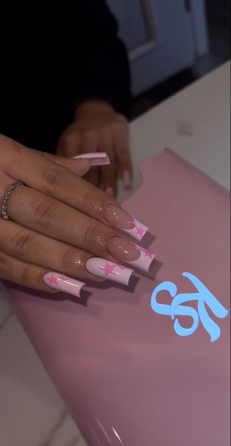 Square Acrylic Nails New Years, Acrylic Nails New Years, Nails Acrylic Valentines Day, Nail Ideas For Valentines Day, Birthday Nails Short, Nail Birthday, Bathroom Curtains Ideas, Barbie Nails, Almond Acrylic