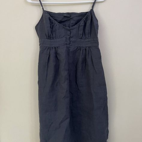 Brandy Melville Arianna Babydoll Dress Brandy Melville Summer, Brandy Melville Dress, John Galt, Navy Blue Color, Dream Clothes, Babydoll Dress, Wearing Dress, Brandy Melville, One Size Fits All