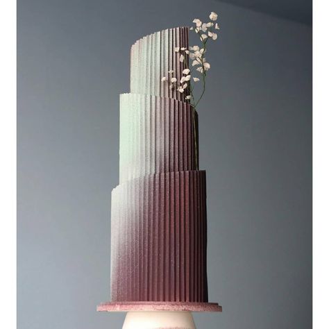 Wedding Cake Unique Creative, Sculptural Wedding Cake, Origami Wedding Cake, Abstract Wedding Cake, Modern Cake Design Unique, Modern Wedding Cake Unique, Elegant Modern Wedding Cake, Industrial Wedding Cake, Wedding Cake Backdrop