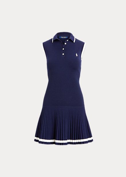 Sleeveless Polo Golf Dress Golf Dress, Ralph Lauren Golf, Golf Dresses, Tennis Fashion, French Navy, Polo Golf, Tennis Clothes, Mua Sắm, Stage Outfits