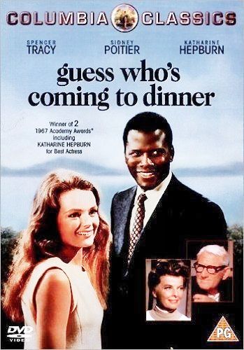 Guess Who's Coming to Dinner (1967) Sidney Poitier, Spencer Tracy and Katharine Hepburn. Stanley Kramer directs. Film Vintage, Ingmar Bergman, Movies Worth Watching, I Love Cinema, See Movie, Hooray For Hollywood, Katharine Hepburn, Great Films, About Time Movie