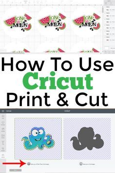 How To Use The Print And Cut Feature In Cricut Design Space - Tastefully Frugal Cricut Air 2, Cricut Explore Air Projects, Cricut Print And Cut, How To Use Cricut, Cricut Supplies, Cricut Explore Projects, Cricut Expression, Projets Cricut, Cricut Projects Beginner