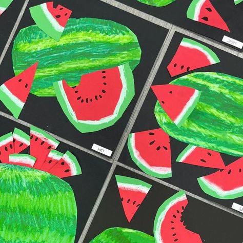 395 likes, 12 comments - all_hale_art on May 3, 2024: "3rd Grade Watermelon Collages 🍉 inspired by Frida Kahlo and Diego Rivera! To begin, students followed along with a video by @artforkid...". Collage Elementary Art, Back To School Art Lessons Elementary, Beginning Of The Year Art Projects 3rd Grade, Summer Art Lessons Elementary, Back To School Art Lessons, Fruit Art For Kids, End Of Year Art Projects, End Of The Year Art Projects Elementary, Summer Art Projects For Kids Elementary