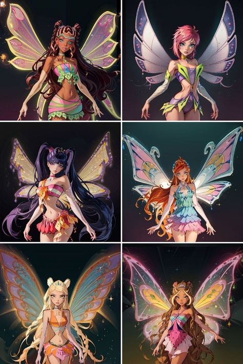 Winx Body In Real Life, Winx Club Enchantix Fairies, Winx Club Wings, Winx Club Fan Art, Winx Characters, Winx Club Musa, Winks Club, Winx Club Bloom, Musa Winx