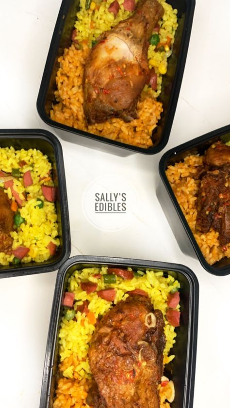 Our jollof rice and fried rice is available for events like picnics, meetings. Fried Rice And Chicken, Rice And Chicken, Rice Fried, Jollof Rice, Chicken Fried Rice, Fried Rice, Food Photography, Rice, Chicken