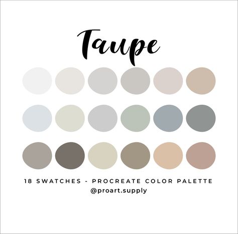 Taupe Color Schemes, Color Palette Hex Codes, Taupe Color Palettes, How To Have Style, Procreate Color Palette, House Color Palettes, Grey Color Palette, Color Palette Pink, Hex Codes