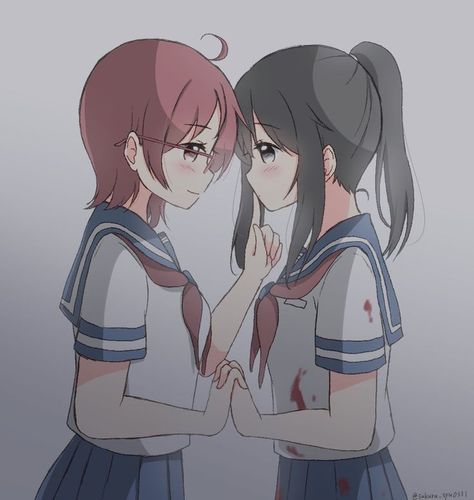 Info Chan X Ayano, Info Chan, Love Sick, Anime Backgrounds Wallpapers, I Apologize, Cute Anime Profile Pictures, Game Icon, Yandere Simulator, Anime Profile