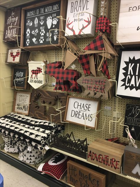 Hobby lobby Buffalo Plaid Nursery Decor, Buffalo Plaid Nursery, Lumberjack Nursery, Plaid Nursery, Nursery Decor Ideas, Hobby Lobby Decor, Lobby Decor, Baby Boy Room Nursery, Plaid Baby