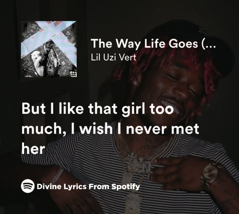 Lil Uzi Vert Lyrics, The Way Life Goes, Deeper Life, Meaningful Lyrics, Sigma Male, Rap Aesthetic, Lil Uzi, Rap Lyrics, Lil Uzi Vert